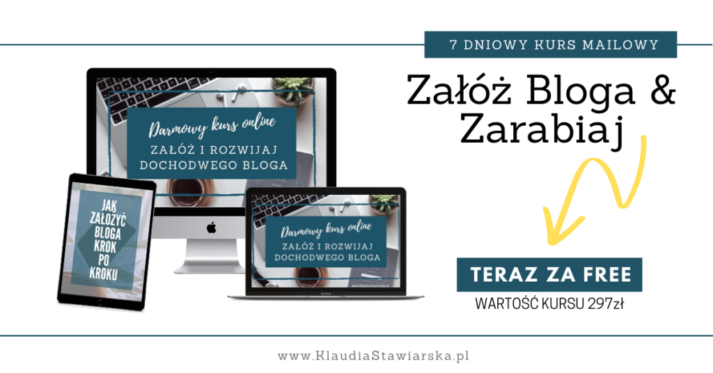 darmowy kurs online jak zarabiac na blogu