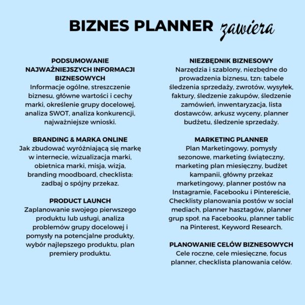 Biznes Planner - obrazek 9