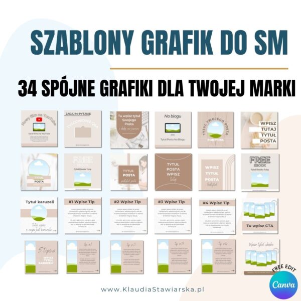 34 Szablony Grafik Canva